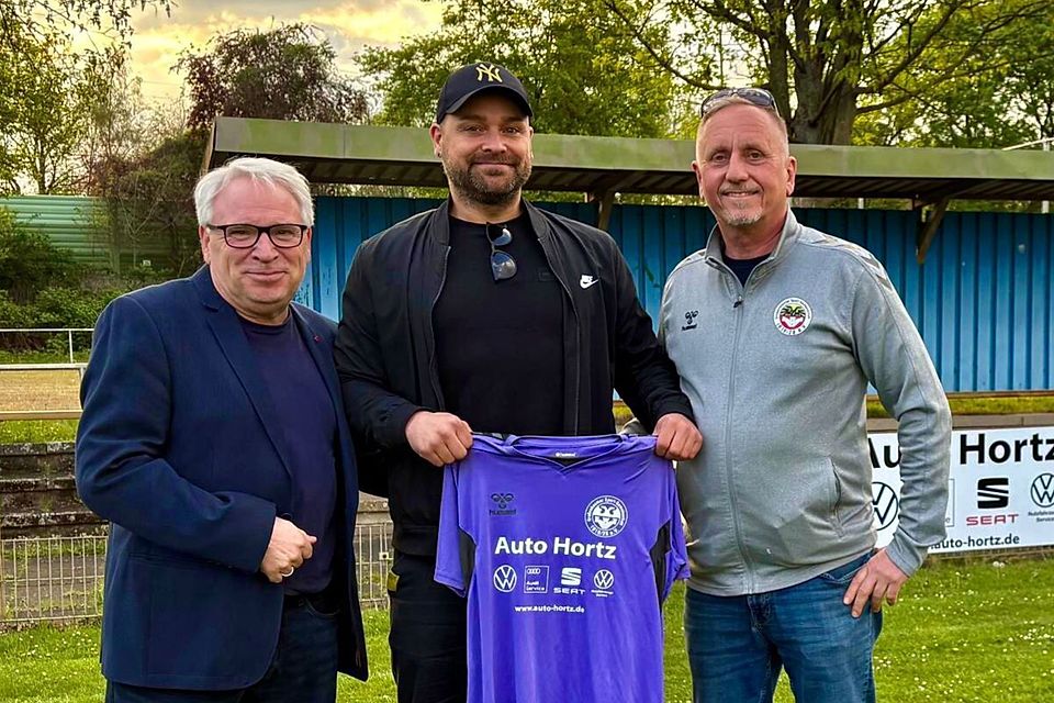 Oliver Petzold bei der Vorstellung in Großenbaum.