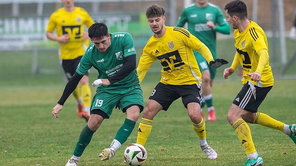 Schlicht (in grün) und Hahnbach (gelb) hätten sich von diesem Sonntag mehr erhofft.