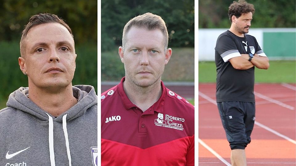 Der SV Neuperlach ist nach dem Sieg beim ASV Dachau Tabellenführer. Trainer Dennis Magro (l.) ist stolz auf seine Mannschaft.