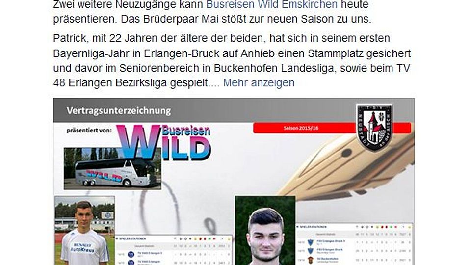 Screenshot: FB TSV Neustadt/Aisch