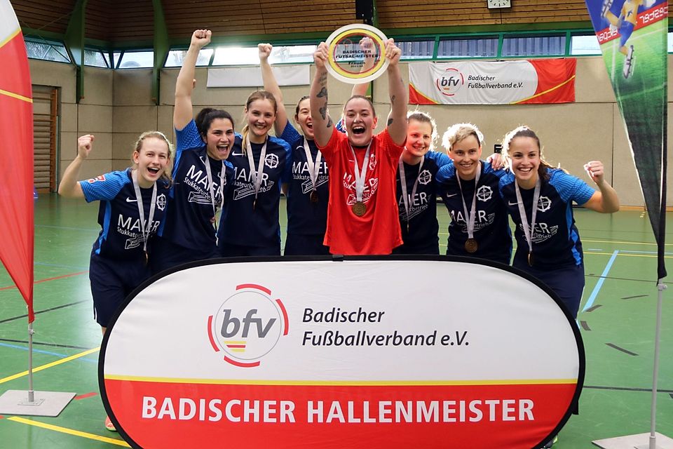 Siegerteam 1. FC Mühlhausen der Frauen