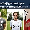 Führungswechsel in der Torschützenliste der Bezirksliga Ost: Lukas Schöffel (m.) löst Rachid Teouri (l.) ab.