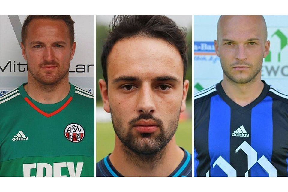 Schließen sich dem SV Donaustauf an (v.li.): Andreas Lengsfeld, Dominik Huber und Alexander Jobst. Montage: Würthele