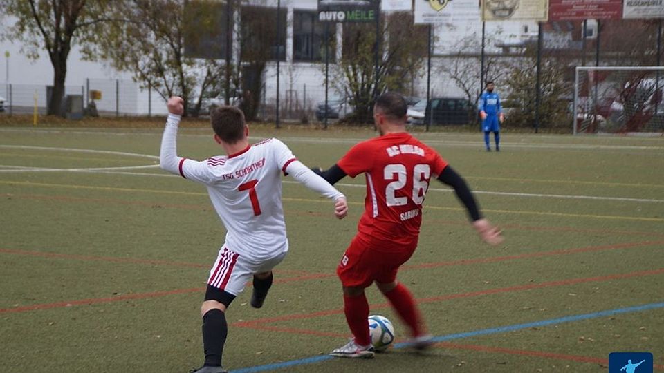 Der AC Milan Heidenheim (rotes Trikot) ist nach dem 2:1-Sieg gegen Bissingen wieder in der Erfolgsspur.