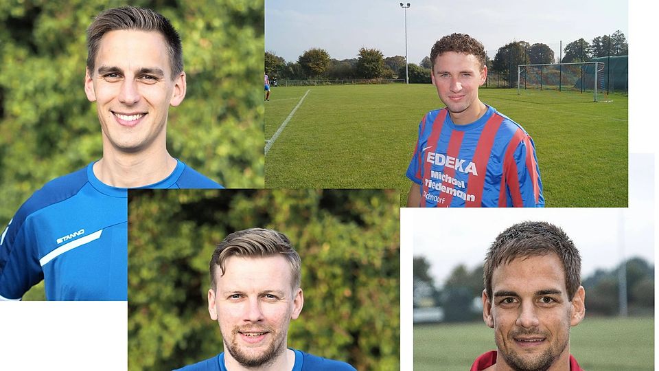 Ruben Bastein, Alexander Justus, Arthur Bastron und Simon Bastein könnten auch noch im Herren-Kreisligateam des FC mitspielen. 