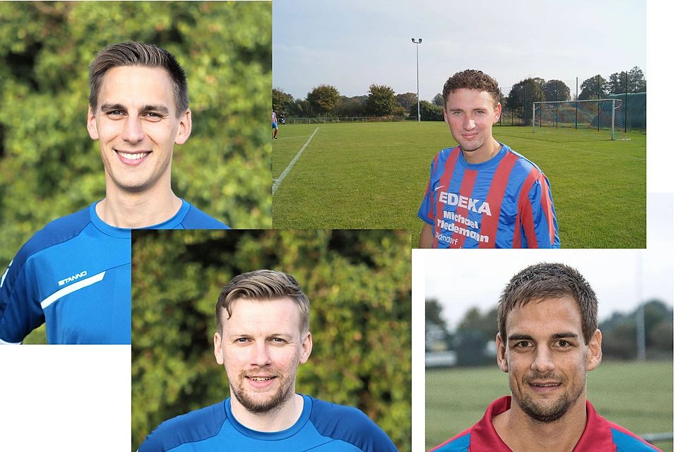 Ruben Bastein, Alexander Justus, Arthur Bastron und Simon Bastein könnten auch noch im Herren-Kreisligateam des FC mitspielen. 