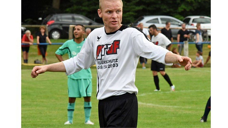 Gibt sich kämpferisch: Spielertrainer Gregory Strohmann (SG Wehrheim/Pfaffenwiesbach).