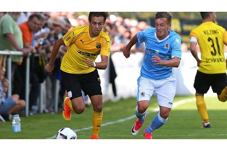 Die DJK Vilzing um Michael Faber (li.) steht bei der U21 des TSV 1860 München vor einer heiklen Auswärtsaufgabe F: Weiderer