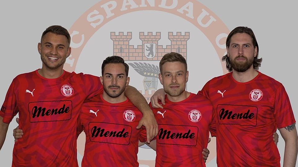 Vier der sechs Neuzugänge für die kommende Saison beim FC Spandau 06