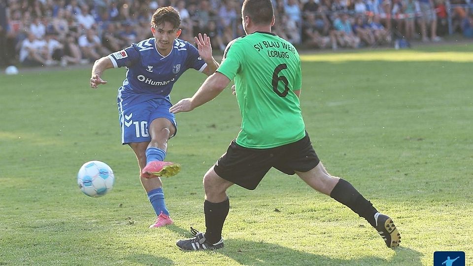 Zuletzt lief Jason Ceka - hier im Testspiel bei Blau-Weiß Loburg - mehrmals für die FCM-Reserve auf.