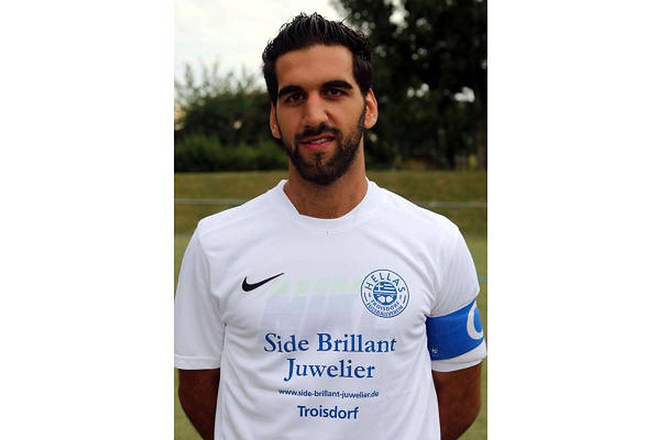 Drei Tore für Hellas erzielte Evangelos Apostolidis. Foto: Wolfgang Henry