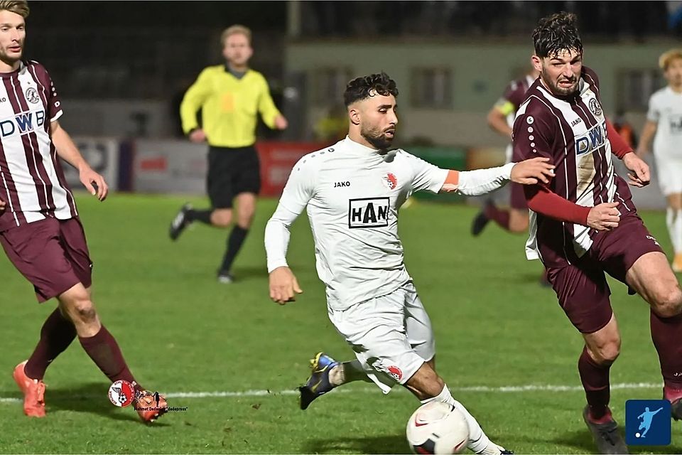 Nader in Aktion für BAK gegen den BFC Dynamo 