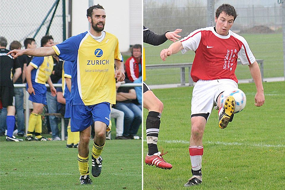 Der Birkhauser Marco Thum (links) und der Ettenbeurer Simon Grüner (rechts) schafften es in die FuPa-Elf der Woche ihrer jeweiligen Liga.   F.: Mack, Mayer