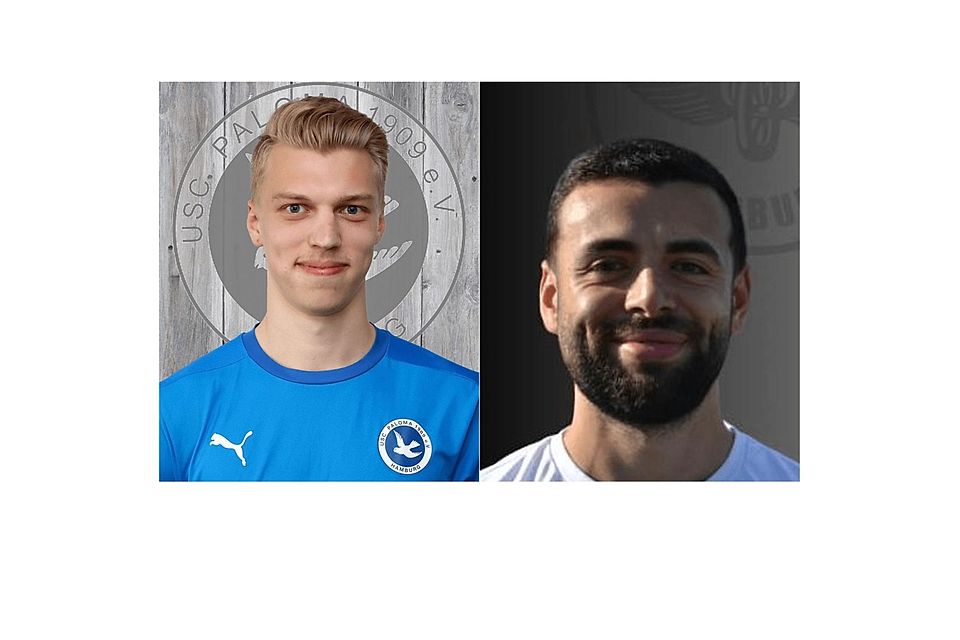 Can Kömürcü (ETSV Hamburg, re.) egalisierte die Paloma-Führung von Tom Burmeister. 