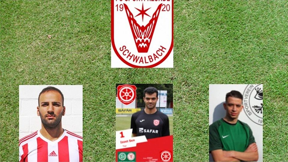 Für die KOL-Mannschaft hat sich der FC Schwalbach mit den Rückkehrern Serhat Ücelehan (li.) und Zakaria El Kaddouri (re.) sowie mit Izzet Sen (Mitte) von der SG Hoechst verstärkt.