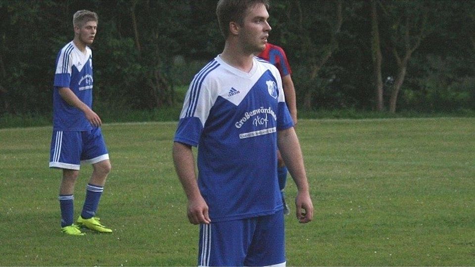 Gleich dreimal traf Großenwördens Daniel Heinsohn gegen den VfL Güldenstern Stade III.