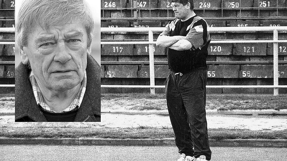 So kannten ihn die Fußballer der Region: Gerd Menne mit verschränkten Armen am Spielfeldrand.