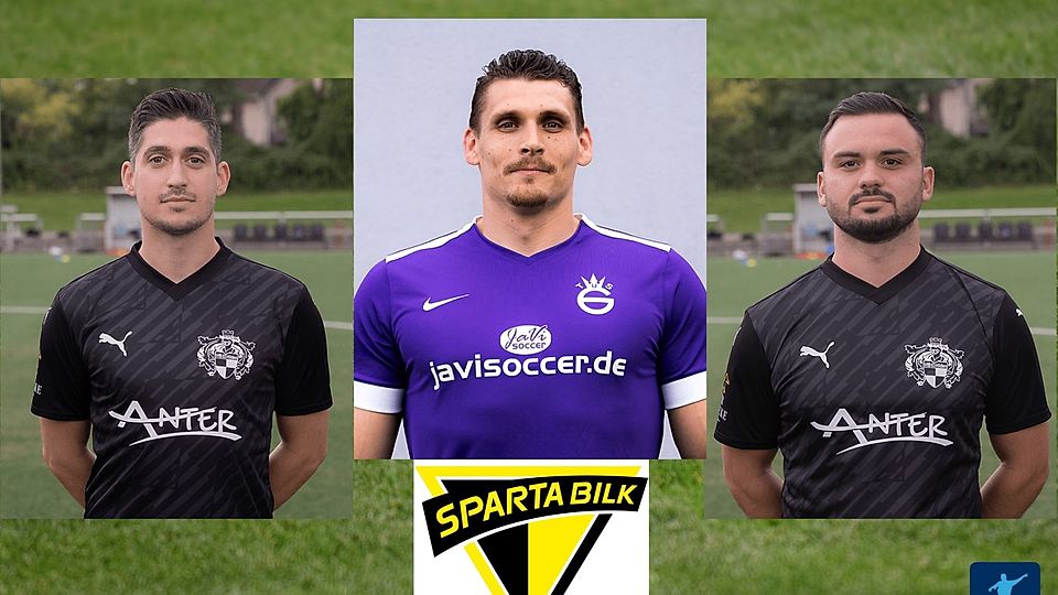Patrick Percoco, Marco Meyer und Robin Müller verstärken die DJK Sparta Bilk.