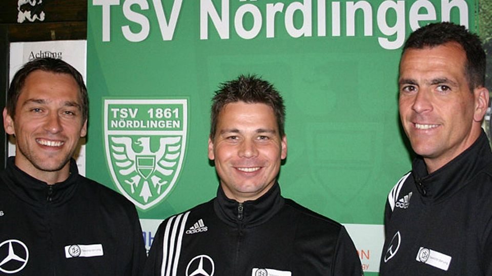 Das Führungstrio des TSV Nördlinger (von links): Markus Klaus, Andreas Langer und Andreas Schröter.  Foto: Klaus Jais