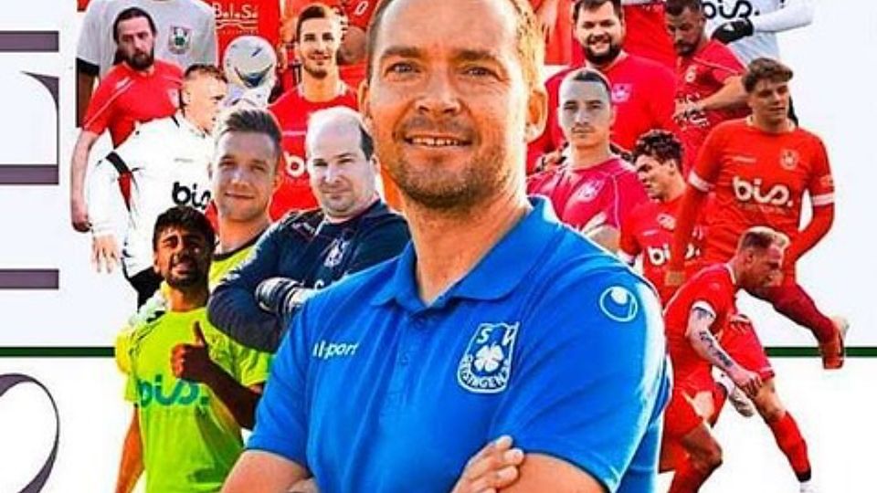 Ein eingeschworener Haufen: Trainer Stefan Pröhl (vorne) und seine Kicker 