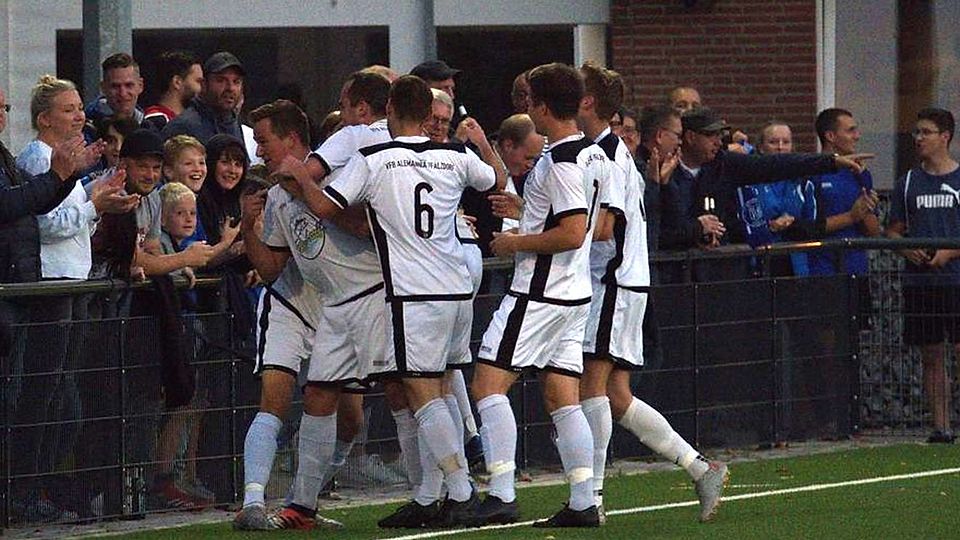 Alemannia Pfalzdorf ist weiterhin bestens im Tritt.