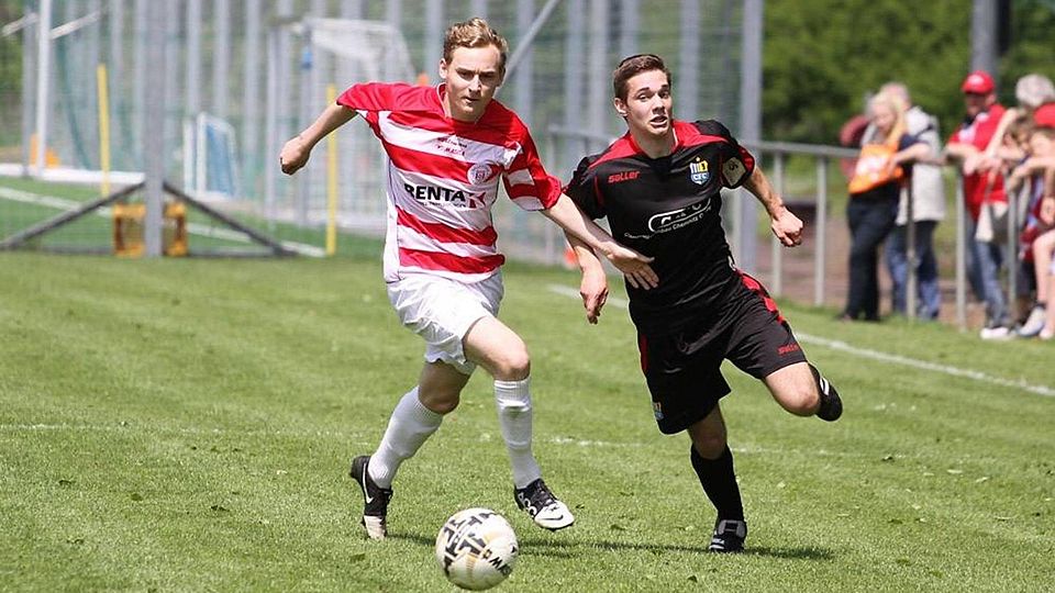 Maximilian Hecht (l.) schaffte beim HFC den Sprung in das U23-Oberligateam.