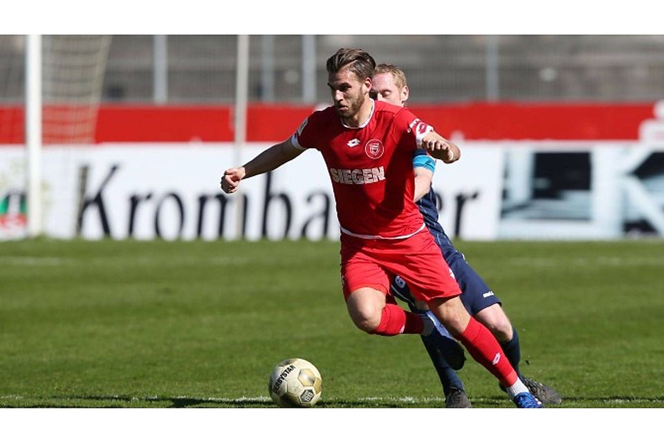 Niklas Zeller erzielte den einzigen Siegener Treffer gegen den TSV Steinbach. Archivfoto: René Traut