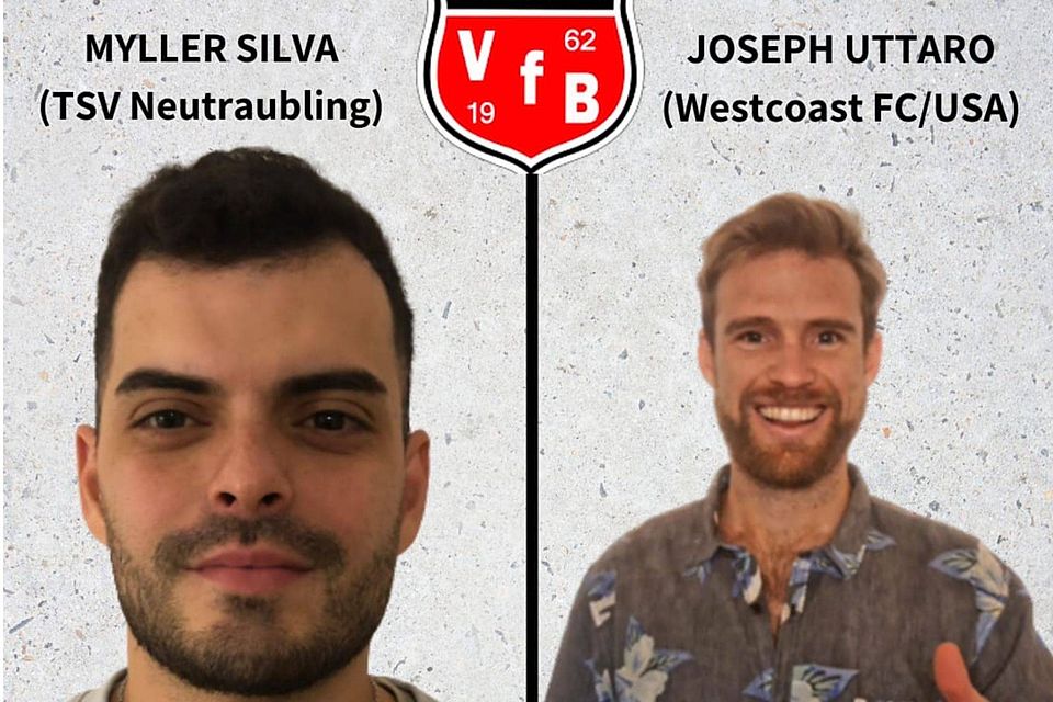 Die beiden VfB-Neuerwerbungen: Myller Silva (li.) und Jospeh Uttaro 