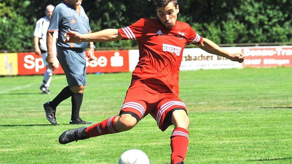 Gut abgezogen: Basilio Selis traf in der Aufstiegssaison 40 Mal für seinen TSV Wittislingen.