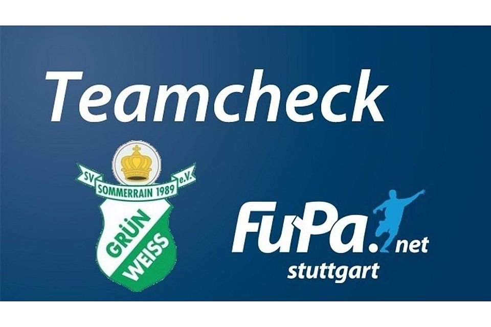 Der SV Grün Weiss Sommerrain im Teamcheck. Foto: FuPa Stuttgart