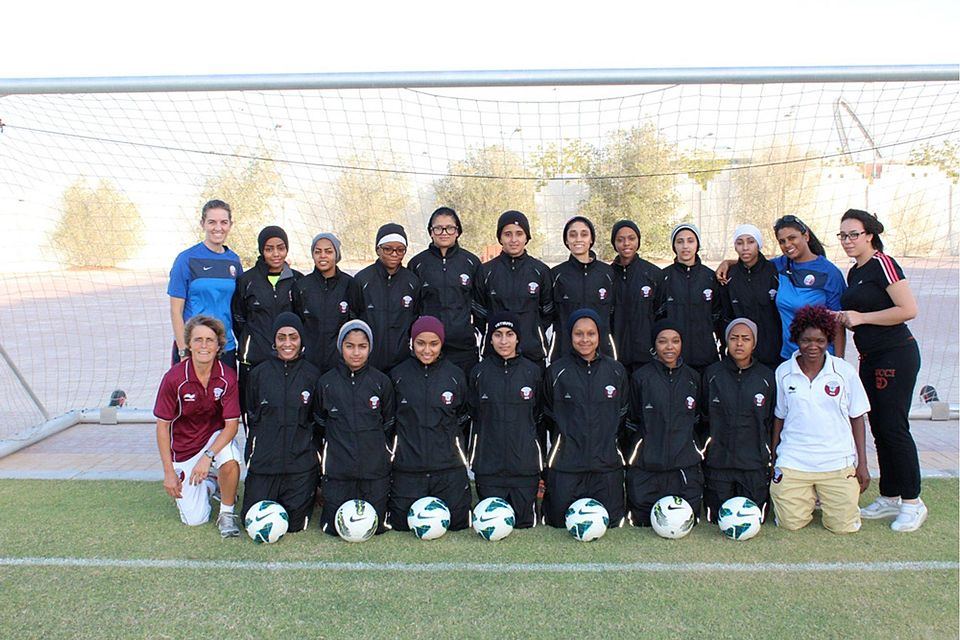 Frauen-Nationalmannschaft von Katar (Quelle: Deutsch-Qatarische Gesellschaft e.V.)
