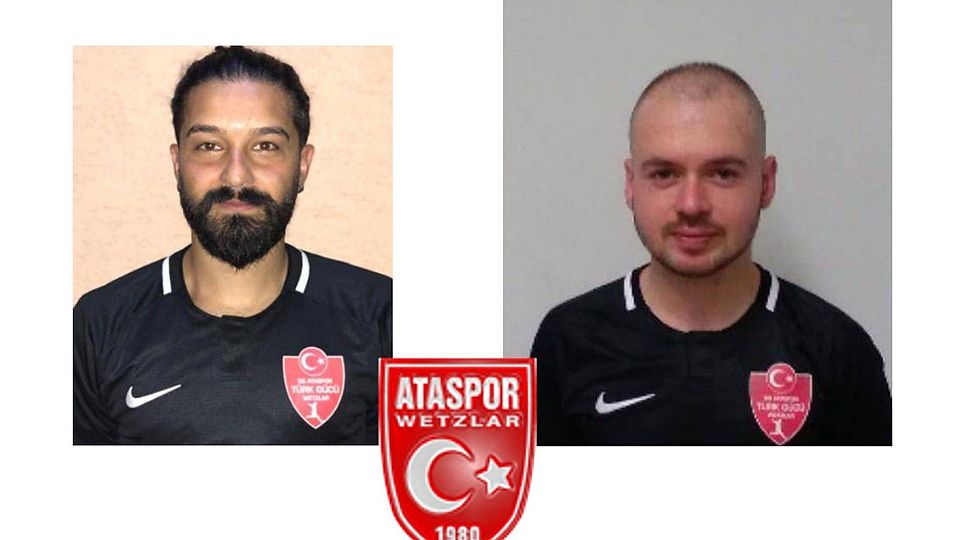Neues Trainerduo bei Ataspor: Taner Keles (links) und Erkan Hasan