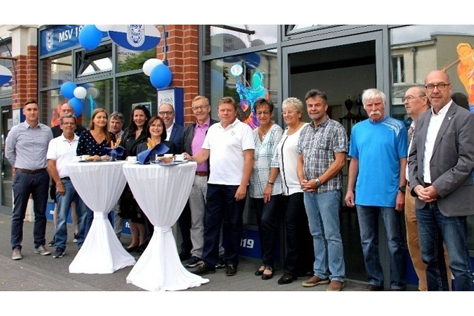 Der MSV Neuruppin eröffnet seine neue Geschäftsstelle im Stadtzentrum.  ©Gunnar Reblin
