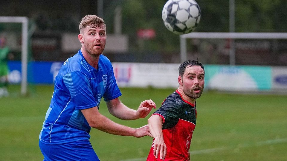 Andreas Martin (links) und der FSV Prüfening bezwangen den Freien TuS.