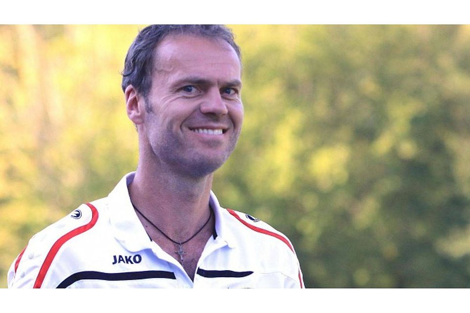 SCP-Trainer Marco Konrad ist das Lächeln trotz der schwierigen sportlichen Lage noch nicht vergangen. SZ-Archiv: Karl-Heinz Bodon