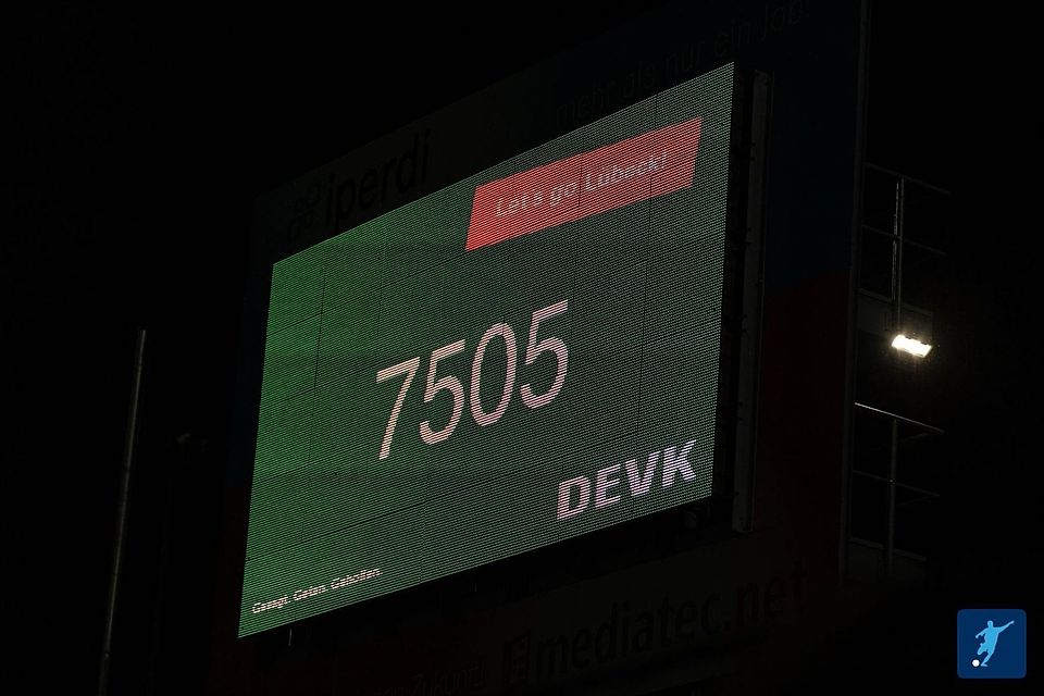 Neuer Rekord in der Regionalliga Nord: 7.505 Zuschauer.