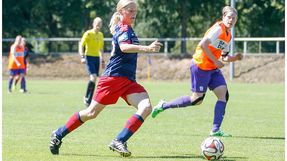 Traf beim Pokalsieg: Union Meppens Kapitänin Silke Gößling.  F: Werner Scholz
