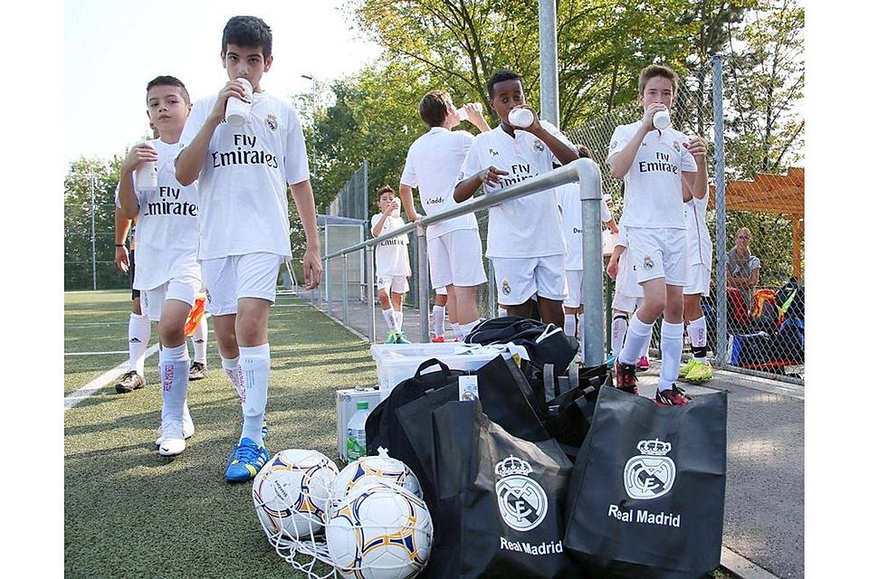 Real Madrid hat erstmals ein Fußballcamp für Kinder in Stuttgart veranstaltet. Foto: Baumann