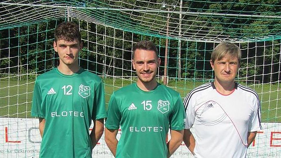 Spielertrainer Tomas Peterik (r.) kann mit (von links) David Augustin und Martin Gruber auf zwei Neue bauen.