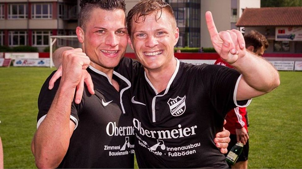 Matthias Reichl und Jan Bermann haben den FSV Landau vom Kreisklassisten zu einem Spitzenteam in der Kreisliga geformt. F: Becherer