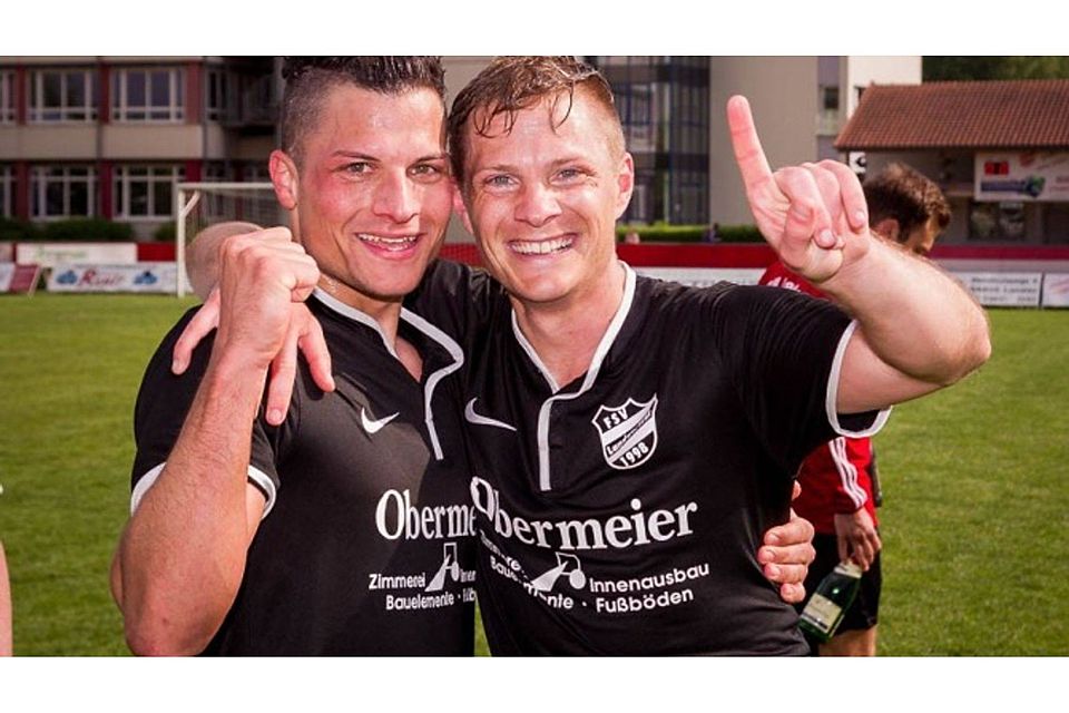 Matthias Reichl und Jan Bermann haben den FSV Landau vom Kreisklassisten zu einem Spitzenteam in der Kreisliga geformt. F: Becherer