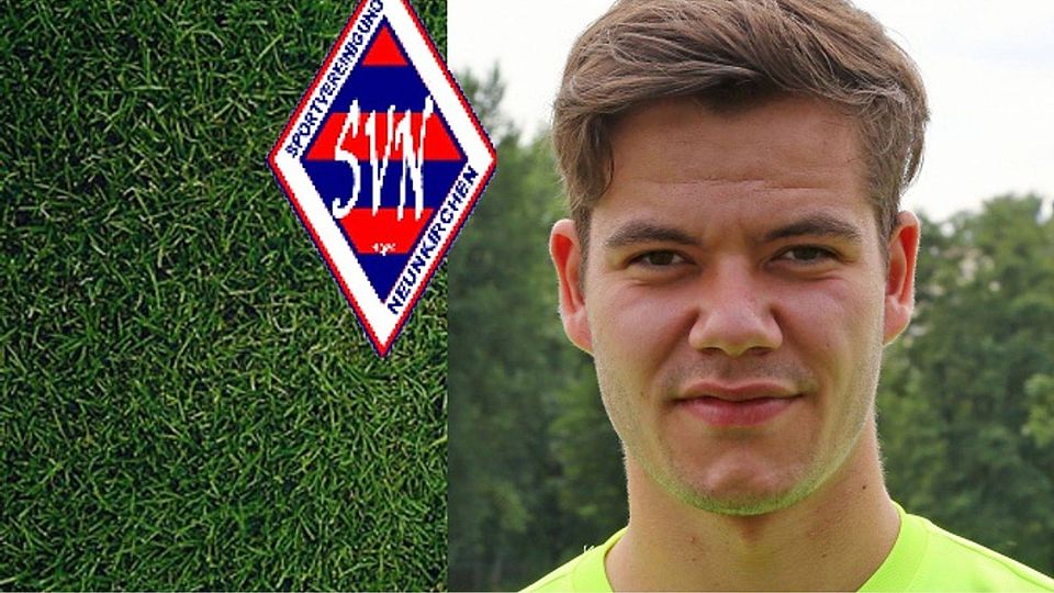 Felix Strein hütet ab der Rückrunde das Tor des SV Neunkirchen.
