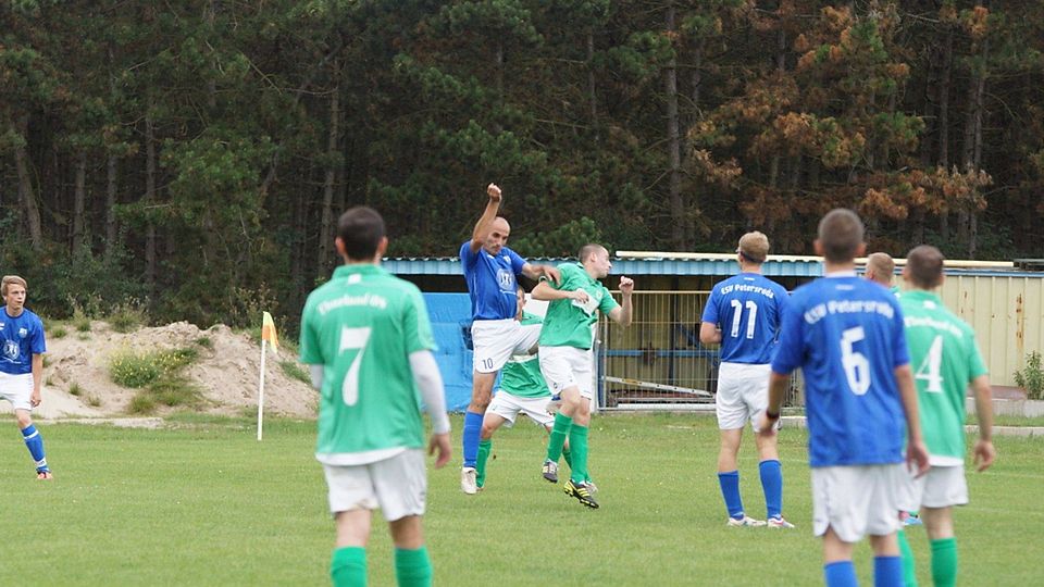 Partien mit Thurländer Beteiligung (in grün-weiß) wird es in dieser Spielzeit nicht mehr geben  F: Kölbel