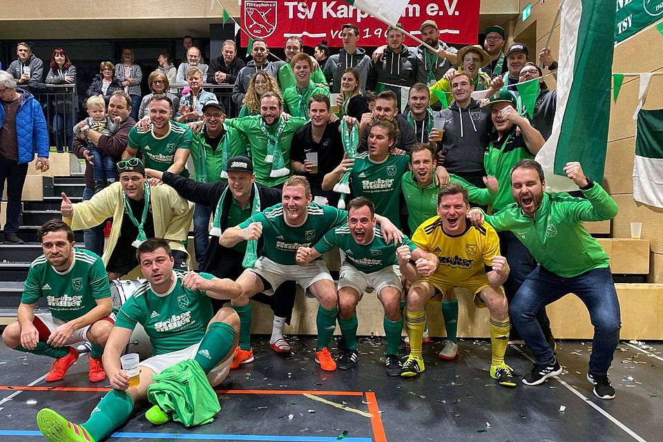 Der verdiente Sieger - wie im Vorjahr: der TSV Karpfham verteidigt den Kreismeister-Titel! 