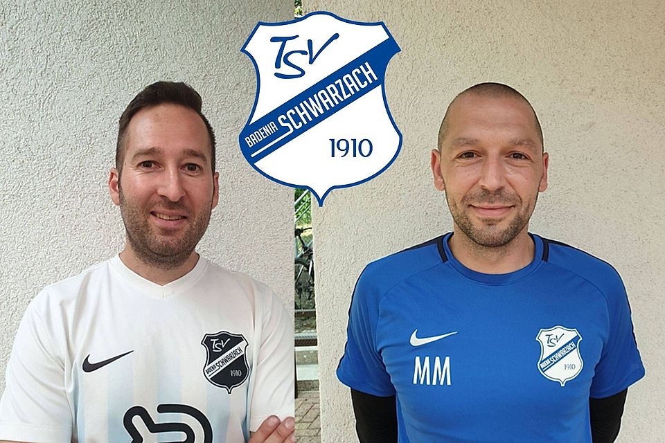 Tobias Pfetzer (l.) und Matthias Mayer coachen auch 2021/22 den TSV Schwarzach.