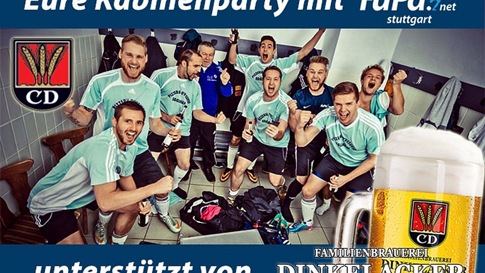 Gewinnt eure Kabinenparty - mit FuPa Stuttgart und Dinkelacker!