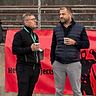 Henry Berg (links) ist nicht länger Sportdirektor beim FC Viktoria Berlin.