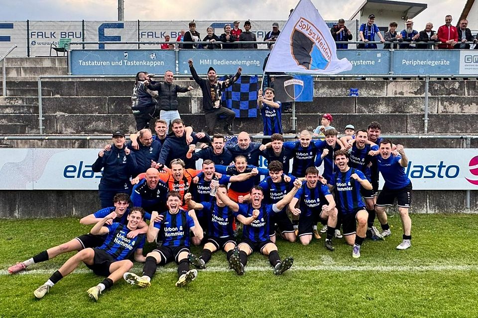 Weiden, wie es siegt. Weiden, wie es feiert.