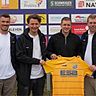 Von links nach rechts: Teammanager Sebastian Böhm, Sportlicher Leiter Johannes Müller, Patrick Weihrauch, Trainer Roman Langer.
