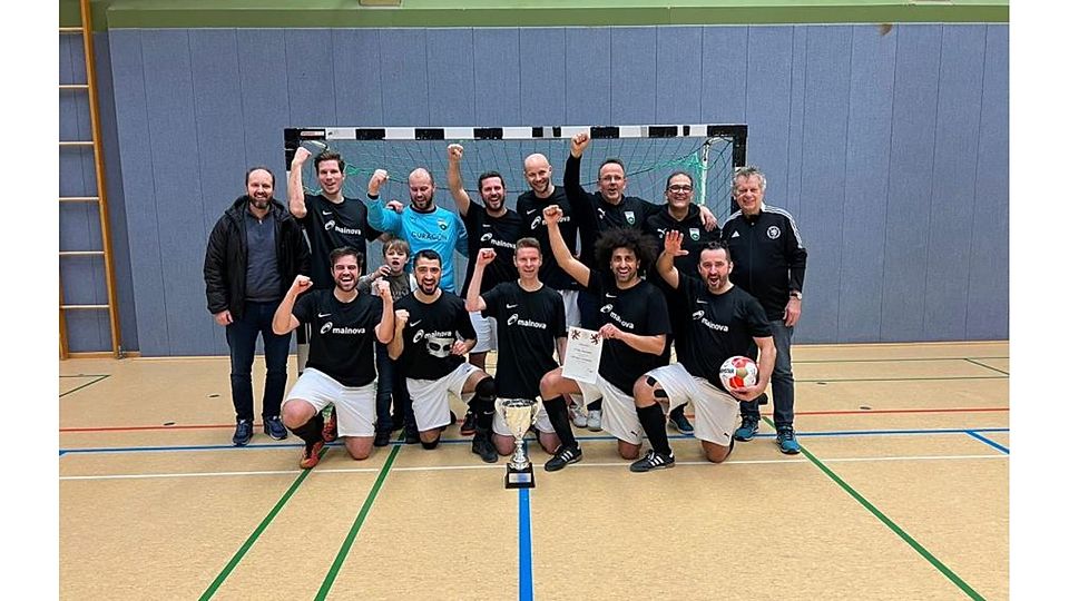 Ü35-Futsal-Kreismeister 2024: FC Starkenburgia Heppenheim.	Foto: Thorsten Göck